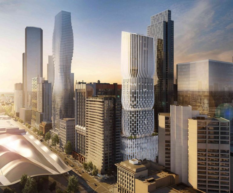 Torre onde vai ficar instalado o hotel Mandarin Oriental Melbourne