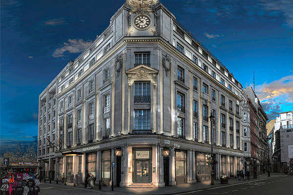 Fachada principal do hotel The Trafalgar St. James, Curio Collection by Hilton