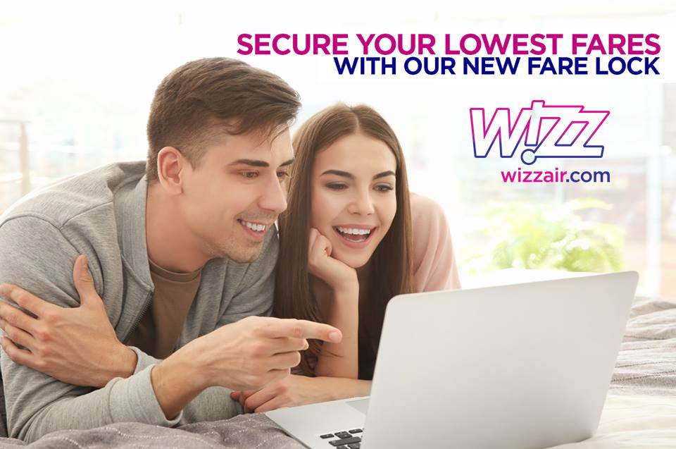 Companhia low cost Wizz Air apresenta serviço Fare Lock