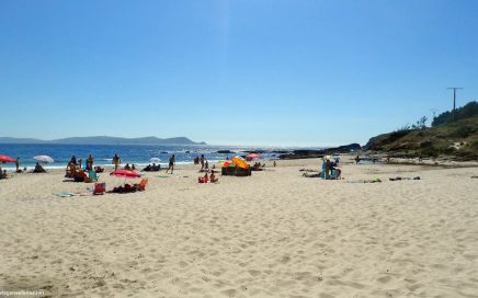 Praia de Major em Sanxenxo na Galiza