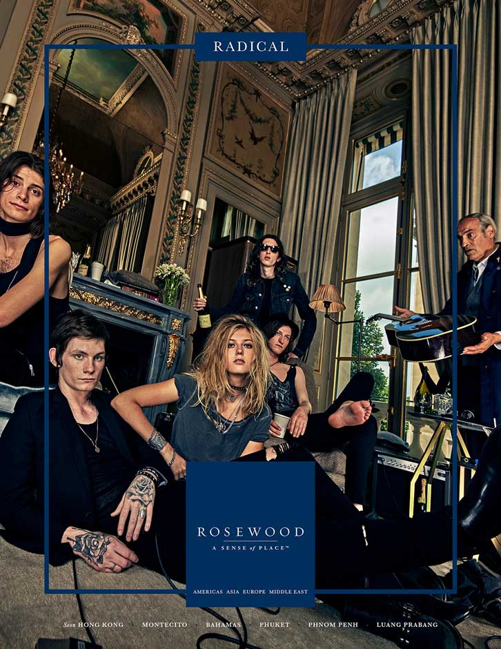 Da nova campanha publicitária da Rosenwood Hotels & Resorts