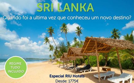 Promoção de Pacotes de férias para paraia no Sri-Lanka desde 1775€