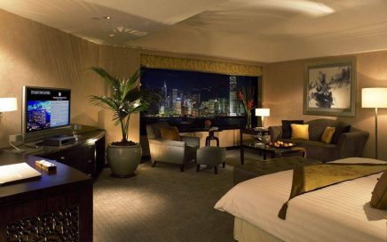 Suite do hotel de luxo Intercontinental Hong Kong