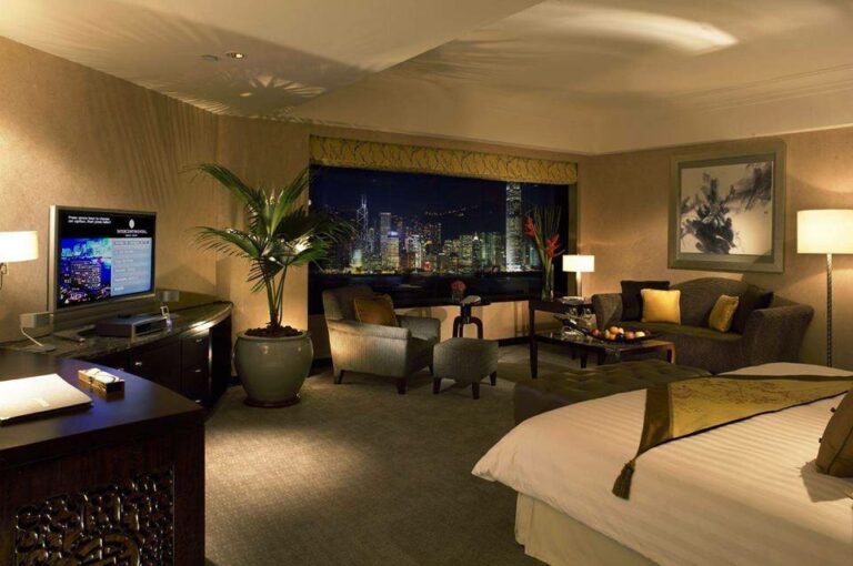 Suite do hotel de luxo Intercontinental Hong Kong