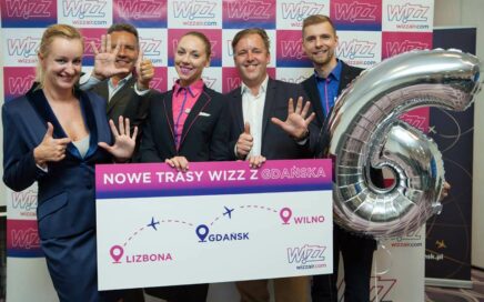 Apresentação das rotas de Gdansk para Lisboa e Vilnius da Wizz Air