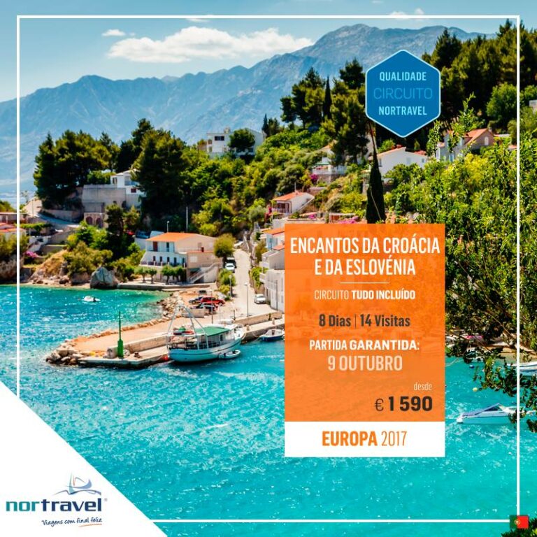 Encantos da Croácia e da Eslovénia - Circuito Tudo Incluído a 9 de Outubro