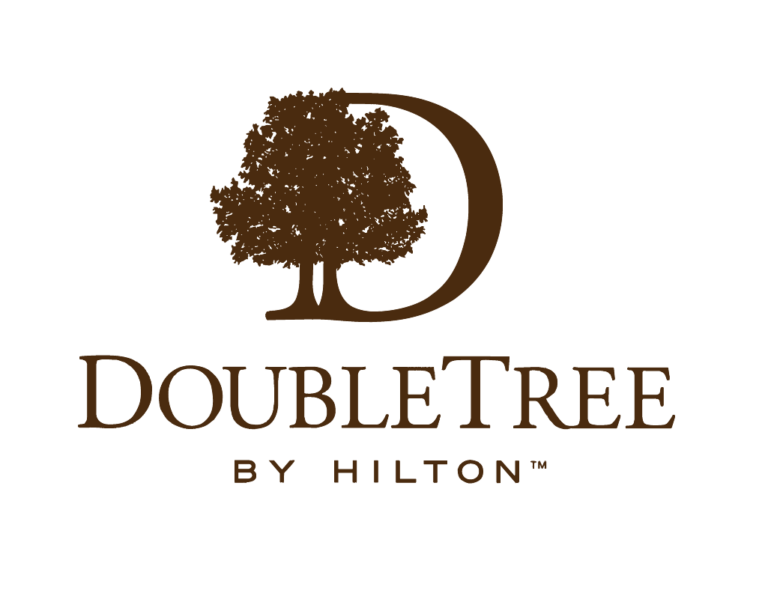 Logo da marca de hotéis Double Tree by Hilton