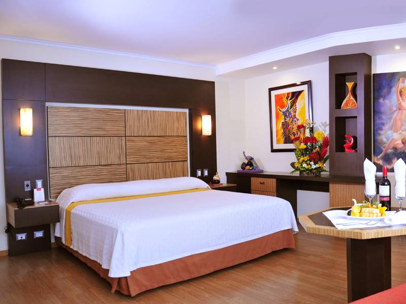 Quarto do hotel Exe Galeria Man-Ging em Guayaquil no Equador