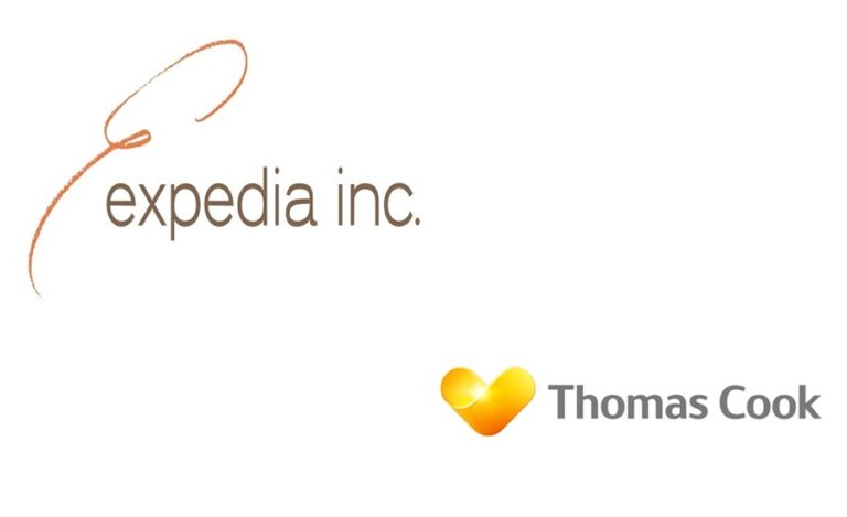 Logo da Expedia Inc e da Thomas Cook