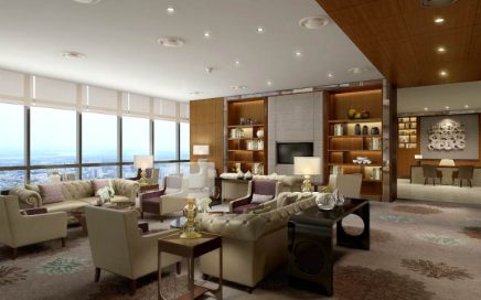 Club no hotel Intercontinental Hanoi Landmark72 no Vietname