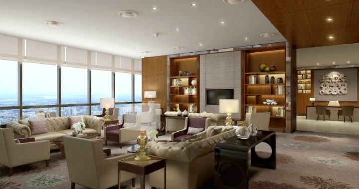 Club no hotel Intercontinental Hanoi Landmark72 no Vietname