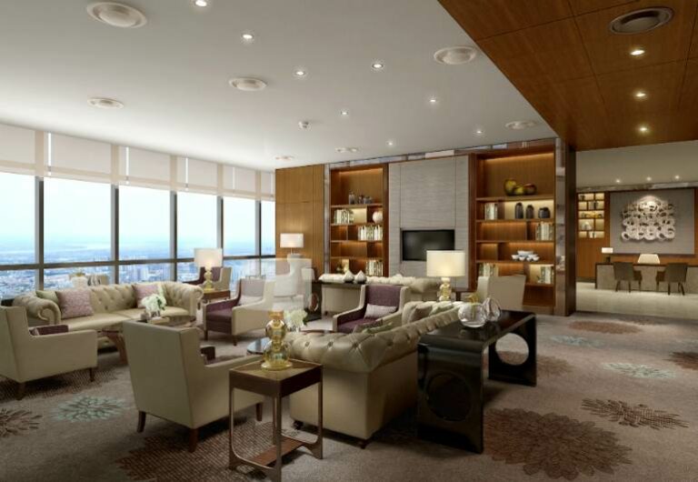 Club no hotel Intercontinental Hanoi Landmark72 no Vietname