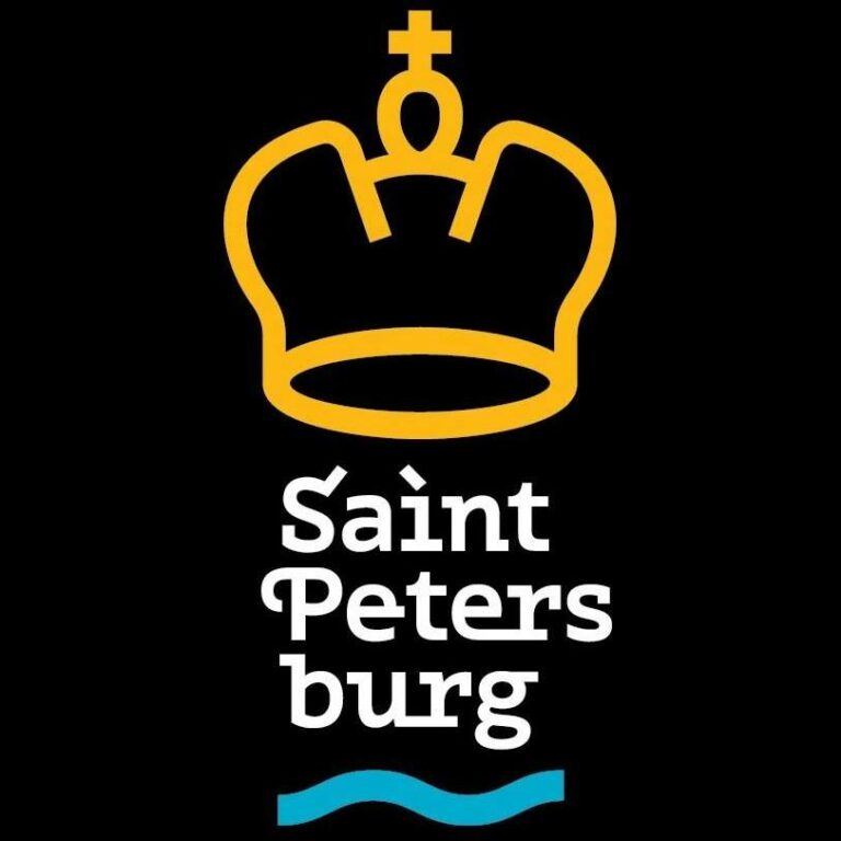 Logo da cidade São Petersburgo na Rússia