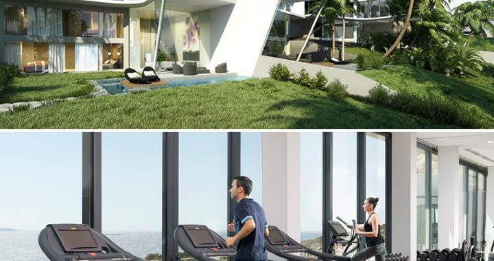 Villas e centro de fitness do hotel LUX* Bodrum