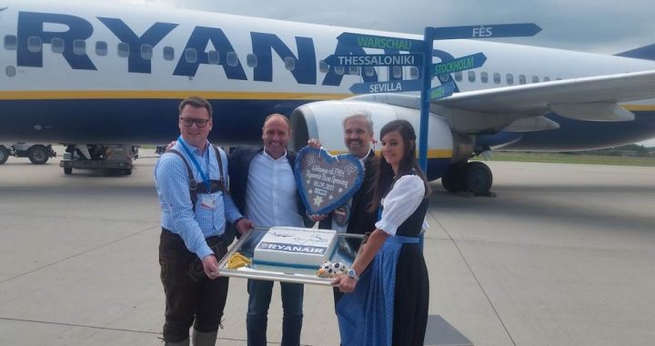 Ryanair apresenta em Memmingen na Baviera a sua base nº 85
