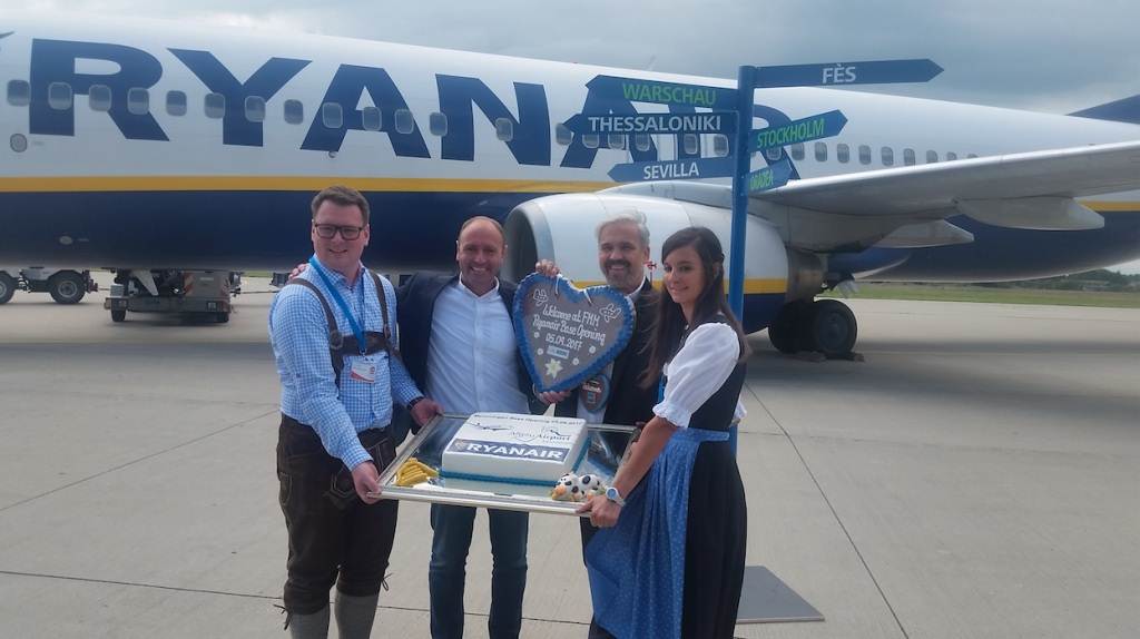 Ryanair apresenta em Memmingen na Baviera a sua base nº 85