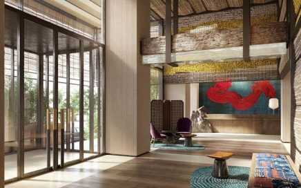 Lobby do hotel Nobu Barcelona