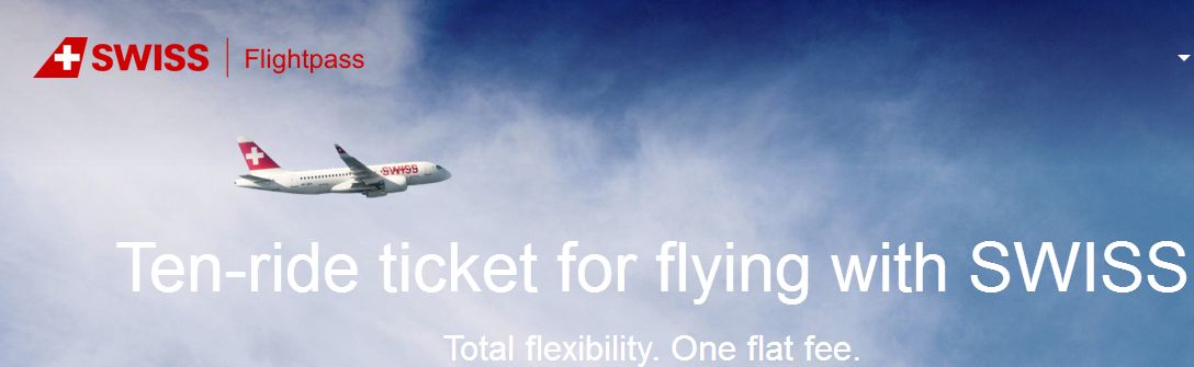Passe da companhia aérea Swiss inclui 10 voos para a Europa