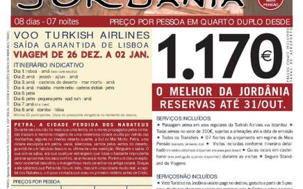Passagem de Ano em Petra desde 1.170€ por pessoa: Promoção até 31 de Outubro
