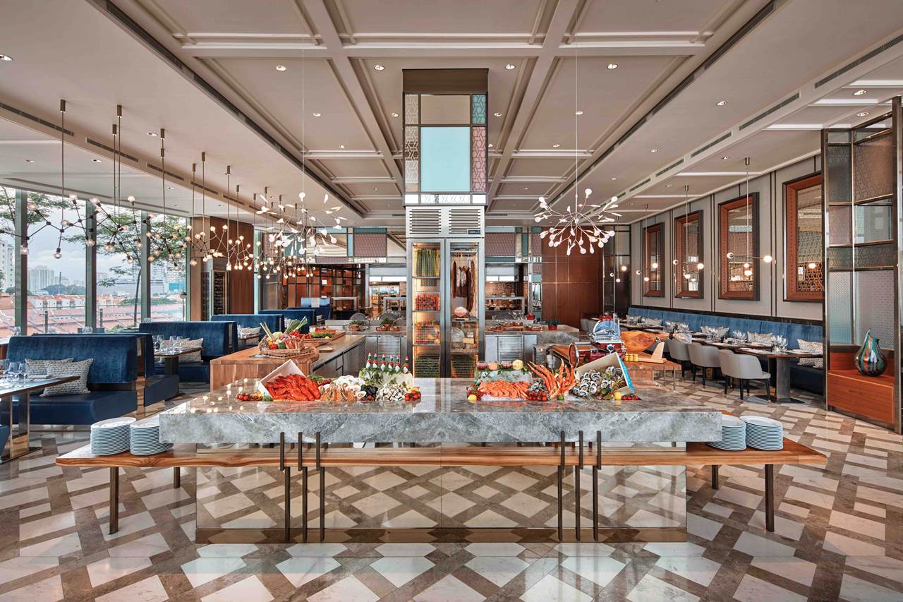 Restaurante Racines do hotel Sofitel Singapore City Centre