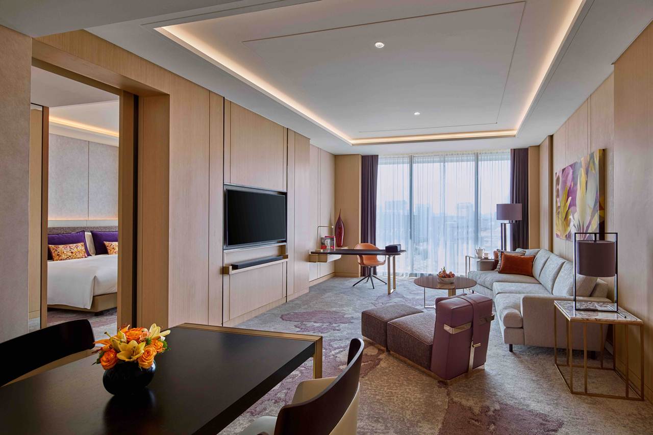 Sala de Estar da Suite do hotel Sofitel Singapura