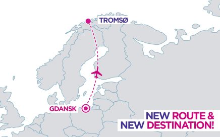 Rota entre Gdansk e Tromso da low cost Wizz Air