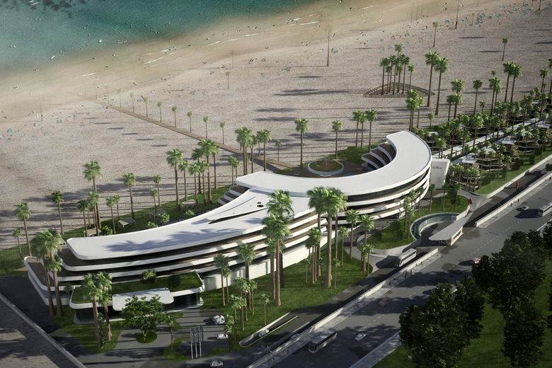 Projecto do AVANI Gammarth Tunis Resort & Spa na Tunísia