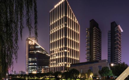 Edifico do The Bulgari Hotel Beijing em Pequim na China