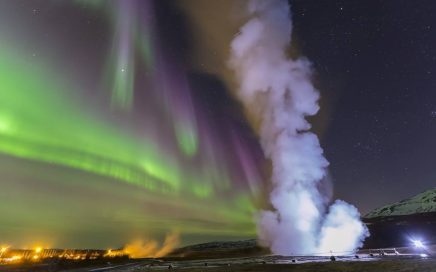 Luzes do Norte nas Islândia em programa de Natal e Fim de Ano da Nordictur