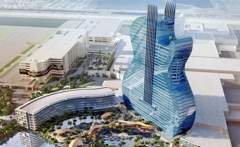 Projecto do hotel Guitarra para o Seminole Hard Rock Hotel & Casino, Hollywood