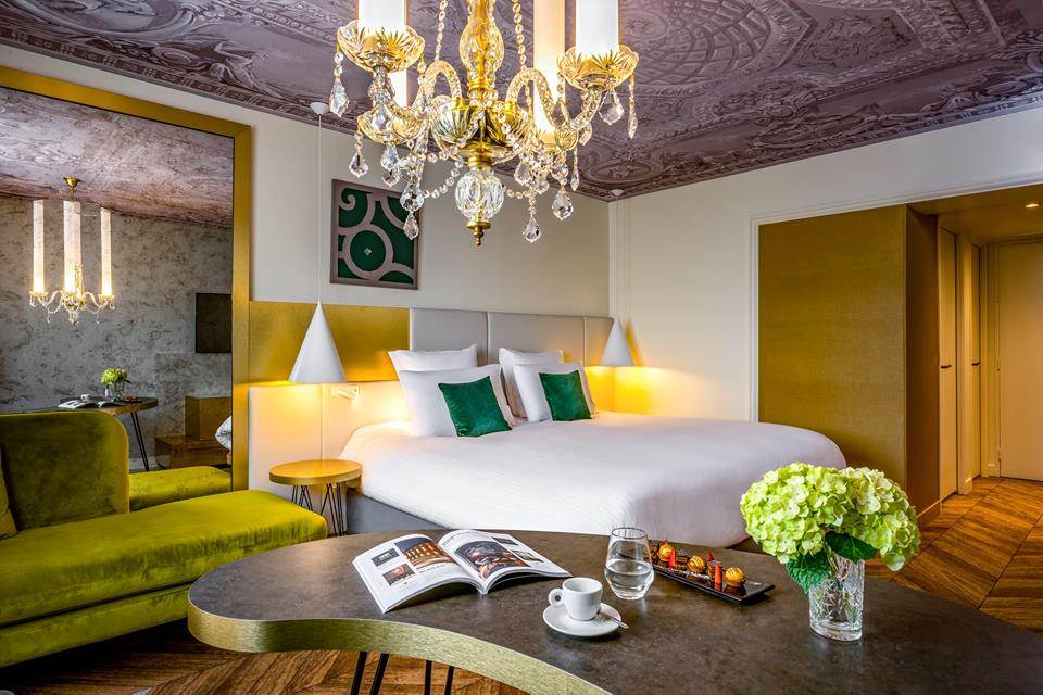 Um dos quartos do MGallery by Sofitel em Versalhes, França