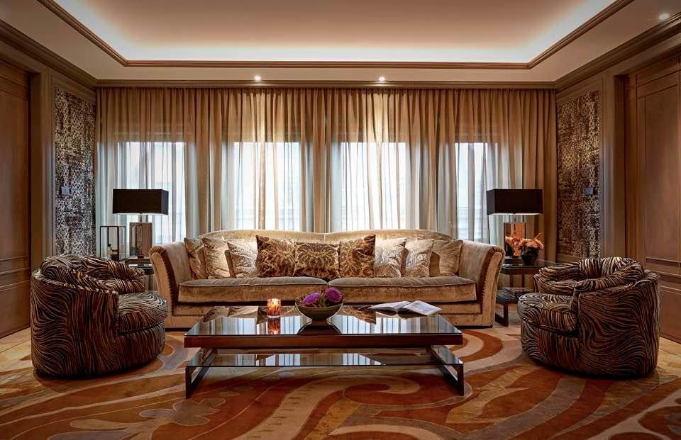 Sala de estar no hotel TwentySeven de 6 estrelas em Amesterdão