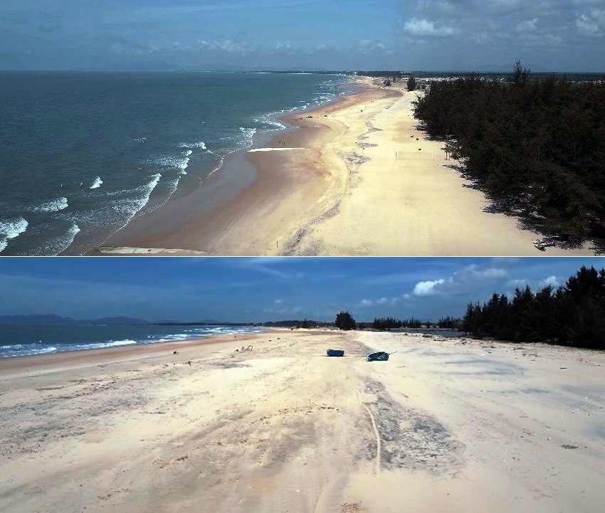 Praia de Ho Tram no Vietname