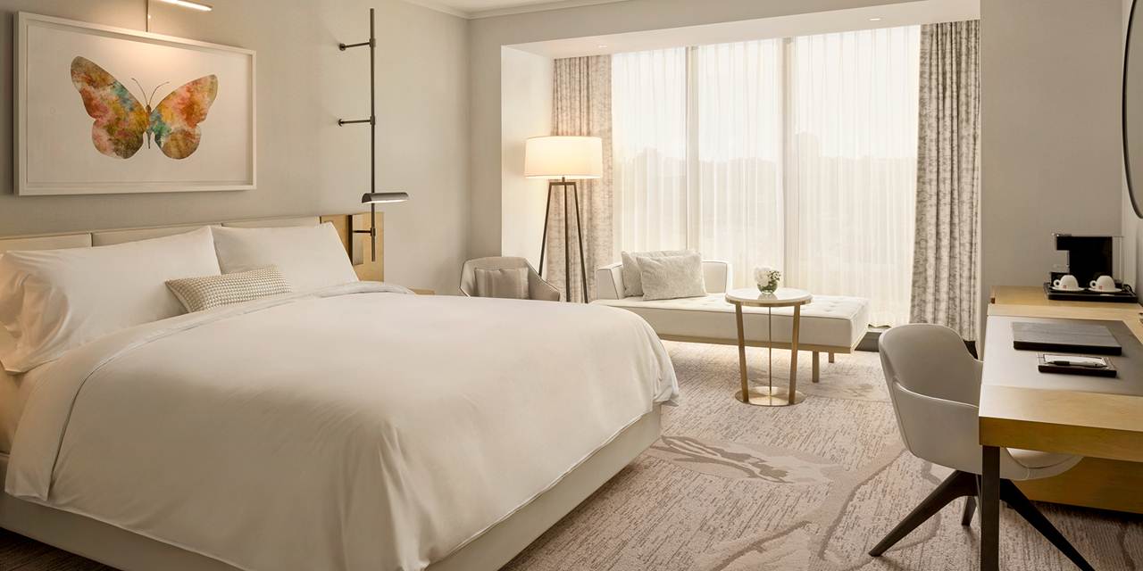 Quarto do hotel JW Marriott Parq Vancouver