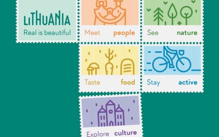 Logo do Departamento Estadual do Turismo da Lituânia