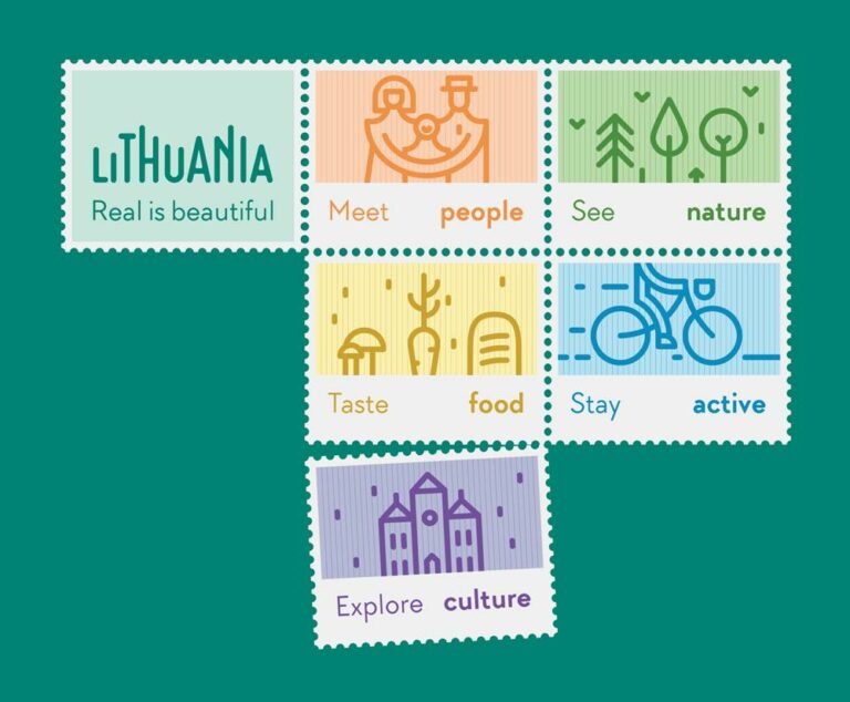 Logo do Departamento Estadual do Turismo da Lituânia