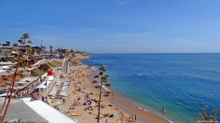 Praia de São Pedro do Estoril vista do lado Poente