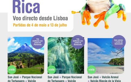 Pacotes de férias na Costa Rica em promoção desde Lisboa a partir de 1550€