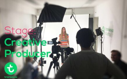 Estudio criativo para o canal Youtube da Transavia