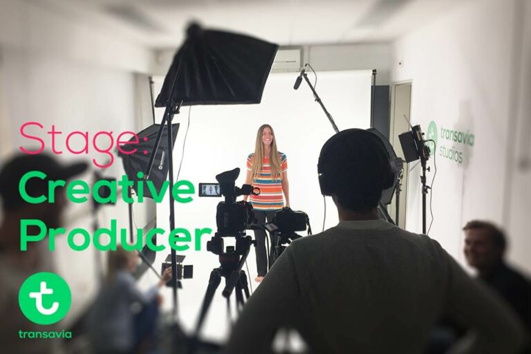 Estudio criativo para o canal Youtube da Transavia