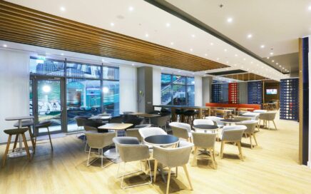 Espaço de comidas do hotel Holiday Inn Express Moscow - Paveletskaya em Moscovo