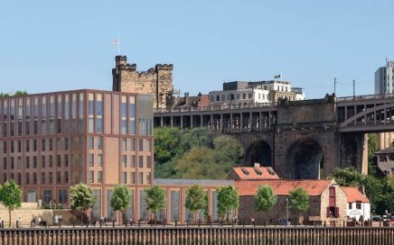 Hotel INNSIDE Newcastle nas margens do rio Tyne