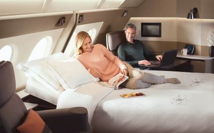 Suite do novo A380 da Singapore Airlines