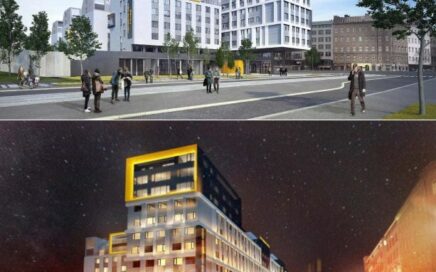 Projecto do Student Hotel Viena