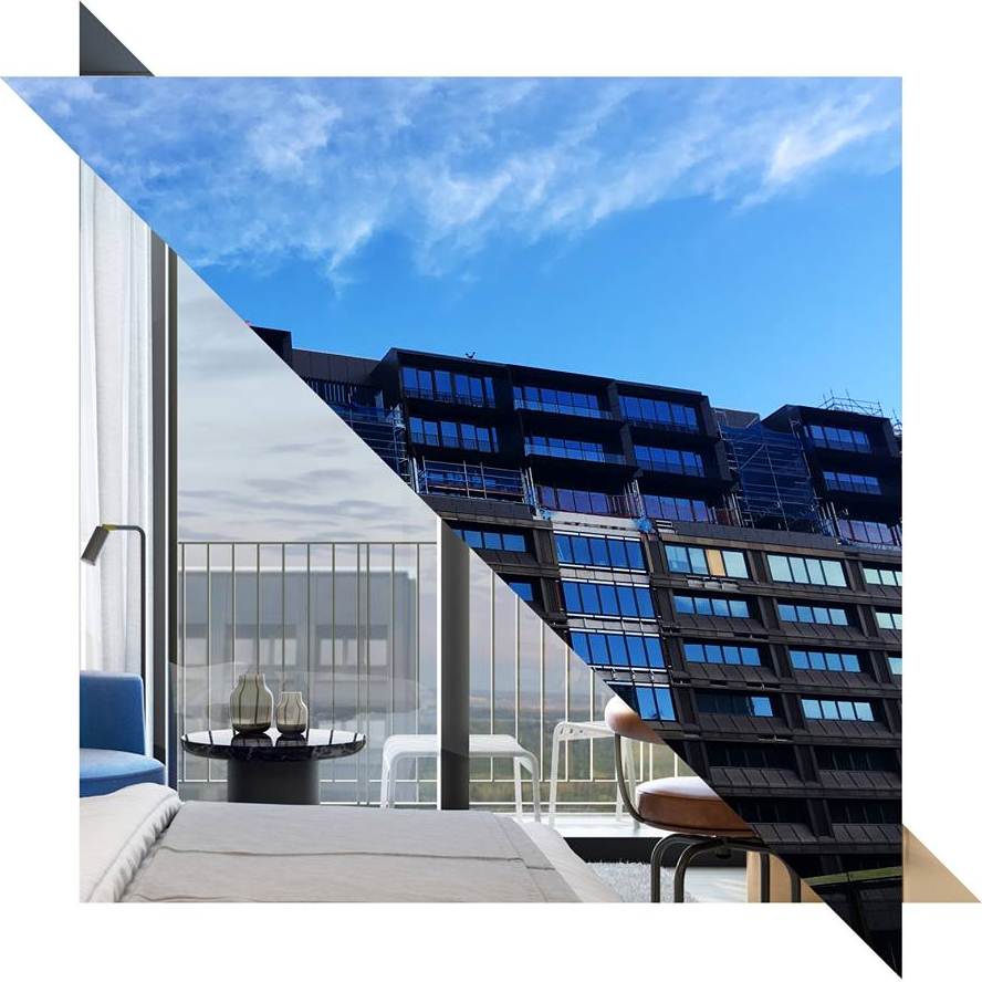 Fachada e quarto do hotel At Six em Estocolmo