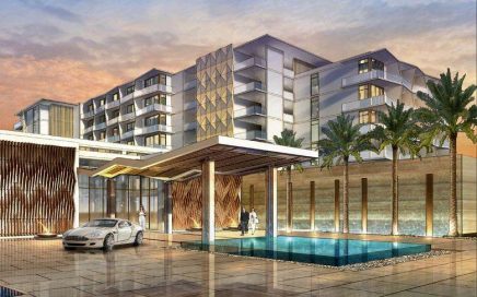 Projecto do hotel Hilton Cancun (frente)