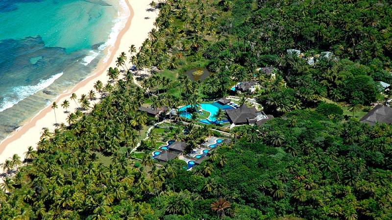 Vista aérea do Anantara Marau 	 hotel Anantara Maraú Bahia Resort