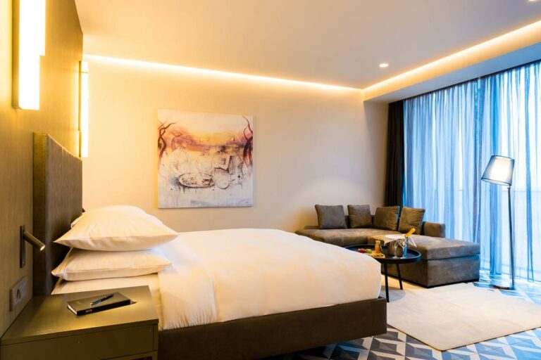 Quarto do hotel Radisson no Senegal