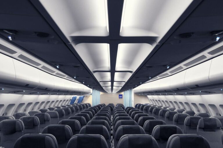Cabine das tarifas SAS Go Light para os Estados Unidos