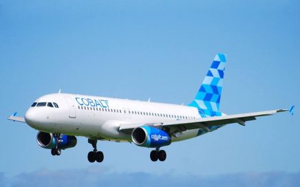Aeronave A320 da companhia aérea Cobalt Airways